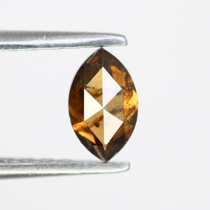 0.44 Carat 6.2 MM Marquise Shape Fancy Brown Color Diamond for Wedding Ring and Unique Bridal Jewelry Design - JayKrishna Diamond