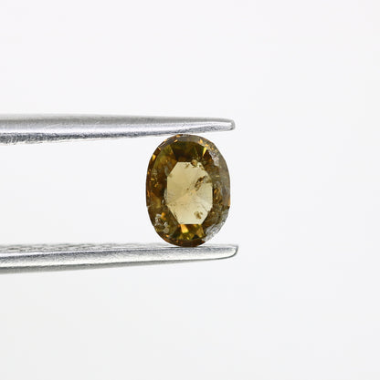 0.42 CT 5.2 MM Oval Natural Loose Fancy Brown Diamond for Promise Ring and Custom Jewelry - JayKrishna Diamond