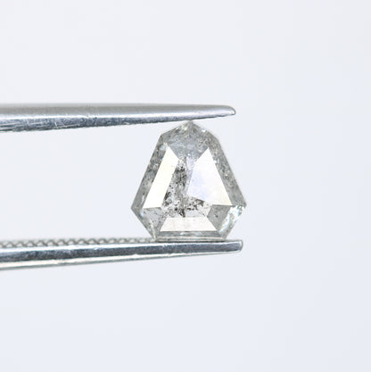 0.92 CT 6.00 MM Geometric Shape Salt And Pepper Diamond For Wedding Ring - JayKrishna Diamond