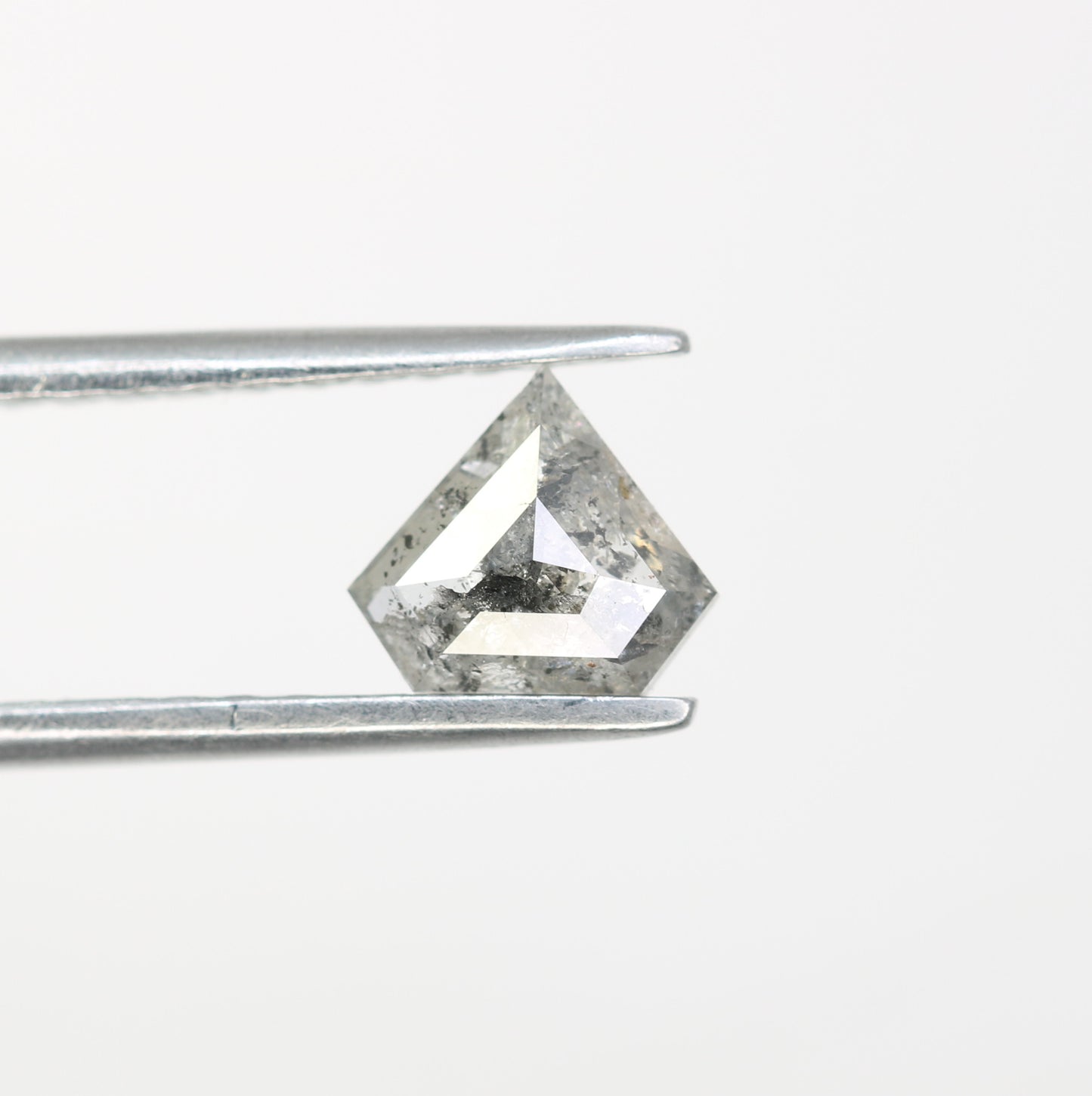 0.77 CT Diamond Cut Salt And Pepper Natural Diamond For Engagement Ring - JayKrishna Diamond