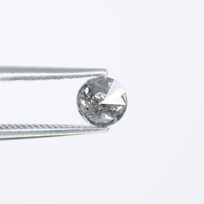 Unique 0.42 CT Salt & Pepper Round Brilliant Cut Diamond | Perfect for Engagement Rings | 4.60 MM - JayKrishna Diamond