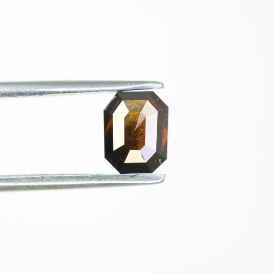 0.77 CT Dark Brown Emerald Shape Natural Loose Diamond For Engagement Ring - JayKrishna Diamond