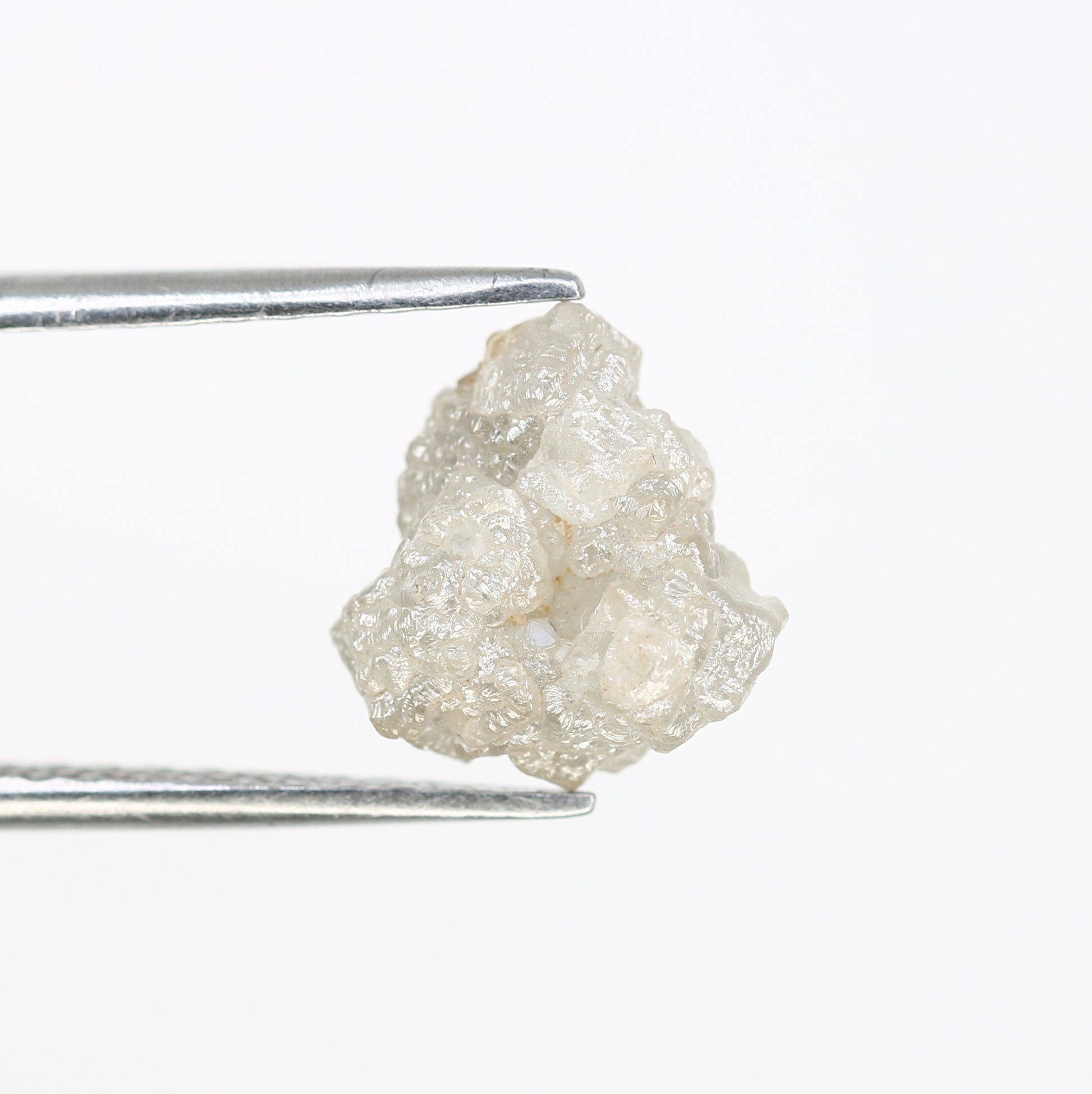 3.00 CT Raw Rough Irregular Cut Grey Diamond For Wedding Ring - JayKrishna Diamond