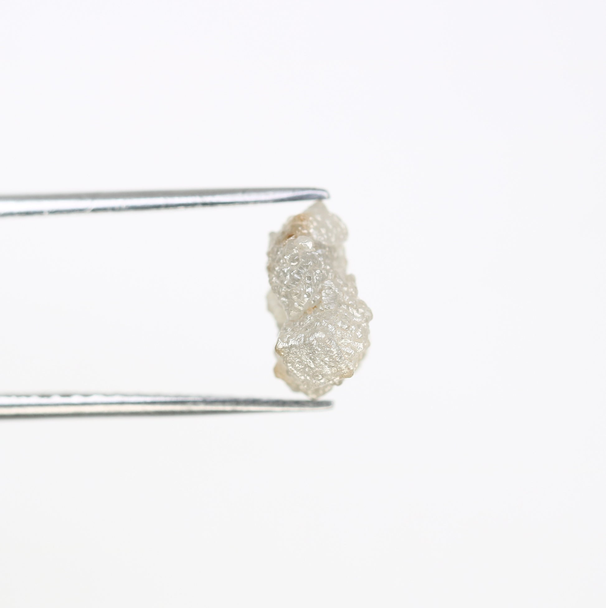 3.00 CT Raw Rough Irregular Cut Grey Diamond For Wedding Ring - JayKrishna Diamond