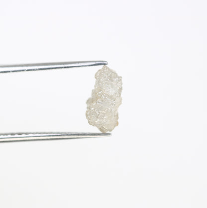 3.00 CT Raw Rough Irregular Cut Grey Diamond For Wedding Ring - JayKrishna Diamond