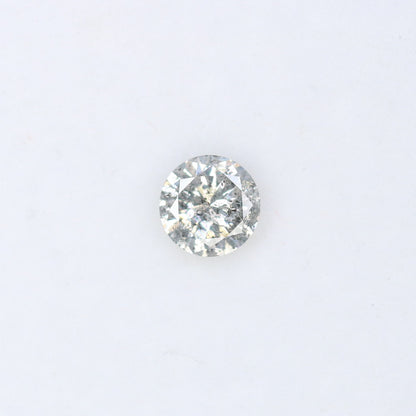 0.37 CT Round Brilliant Cut Salt and Pepper Diamond 4.60 MM | Natural Gemstone for Custom Engagement Rings, Unique Ethical Jewelry & Artisan Wedding Bands - JayKrishna Diamond