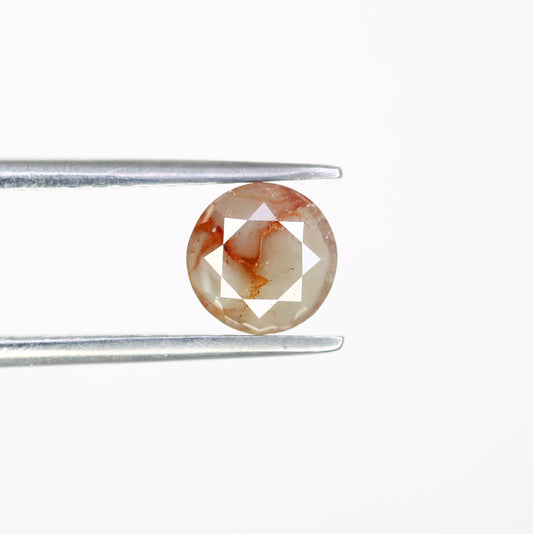 1.09 CT 5.90 x 4.70 MM Round Brilliant Cut Loose Grey Diamond For Engagement Ring - JayKrishna Diamond