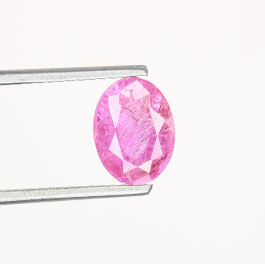 1.97 CT Oval Shape Loose Ruby Sapphire Gemstone For Designer Jewelry - JayKrishna Diamond