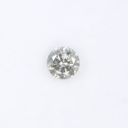 Unique 0.41 CT Salt & Pepper Round Brilliant Cut Diamond | Perfect for Engagement Rings | 4.70 x 2.80 MM - JayKrishna Diamond