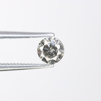 0.39 CT Brilliant Cut Salt and Pepper Round Loose Diamond for Custom Engagement Rings, Unique Fine Jewelry & Ethical Bridal Jewelry - JayKrishna Diamond