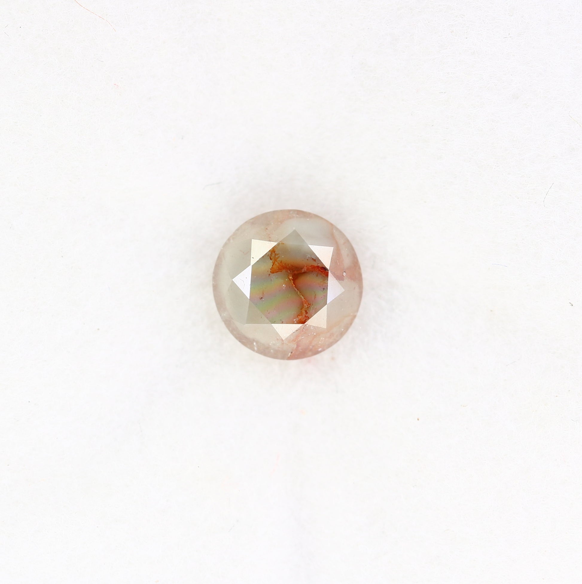 1.09 CT 5.90 x 4.70 MM Round Brilliant Cut Loose Grey Diamond For Engagement Ring - JayKrishna Diamond