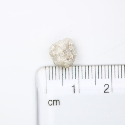 3.19 CT Rough Uncut White Irregular Shape Raw Diamond For Promise Ring - JayKrishna Diamond