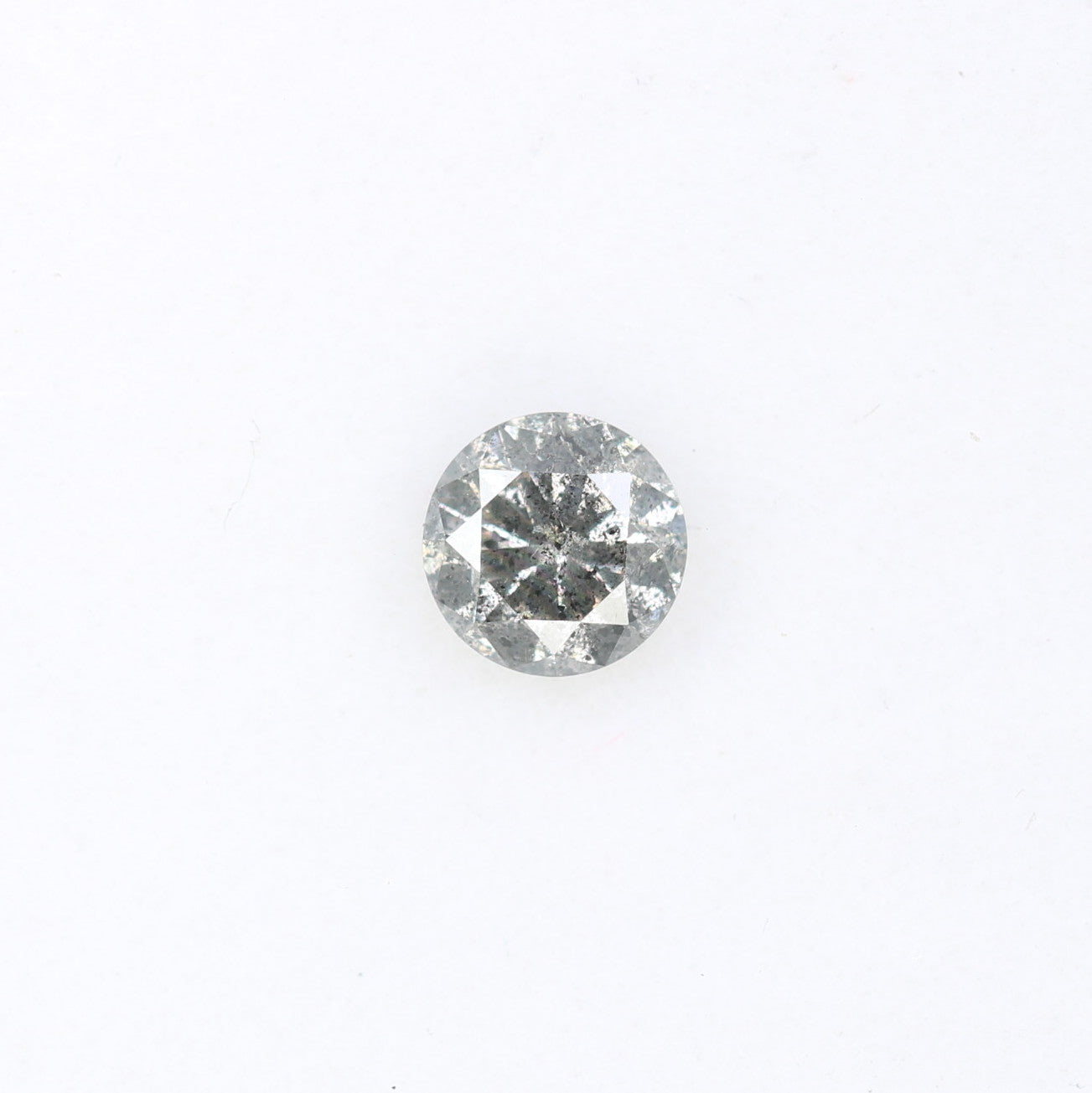 0.39 CT Brilliant Cut Salt and Pepper Round Loose Diamond for Custom Engagement Rings, Unique Fine Jewelry & Ethical Bridal Jewelry - JayKrishna Diamond
