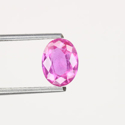 1.41 CT Natural Pink Ruby Sapphire Oval Gemstone For Wedding Ring - JayKrishna Diamond