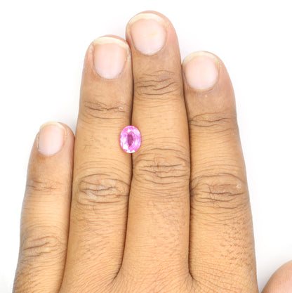 2.25 CT Loose Oval Shape Natural Ruby Sapphire Gemstone For Wedding Ring - JayKrishna Diamond