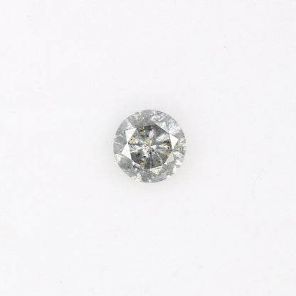 0.40 CT 4.50 x 2.80 MM Round Brilliant Cut Natural Salt and Pepper Diamond for Custom Engagement Rings, Unique Fine Jewelry & Ethical Bridal Jewelry - JayKrishna Diamond