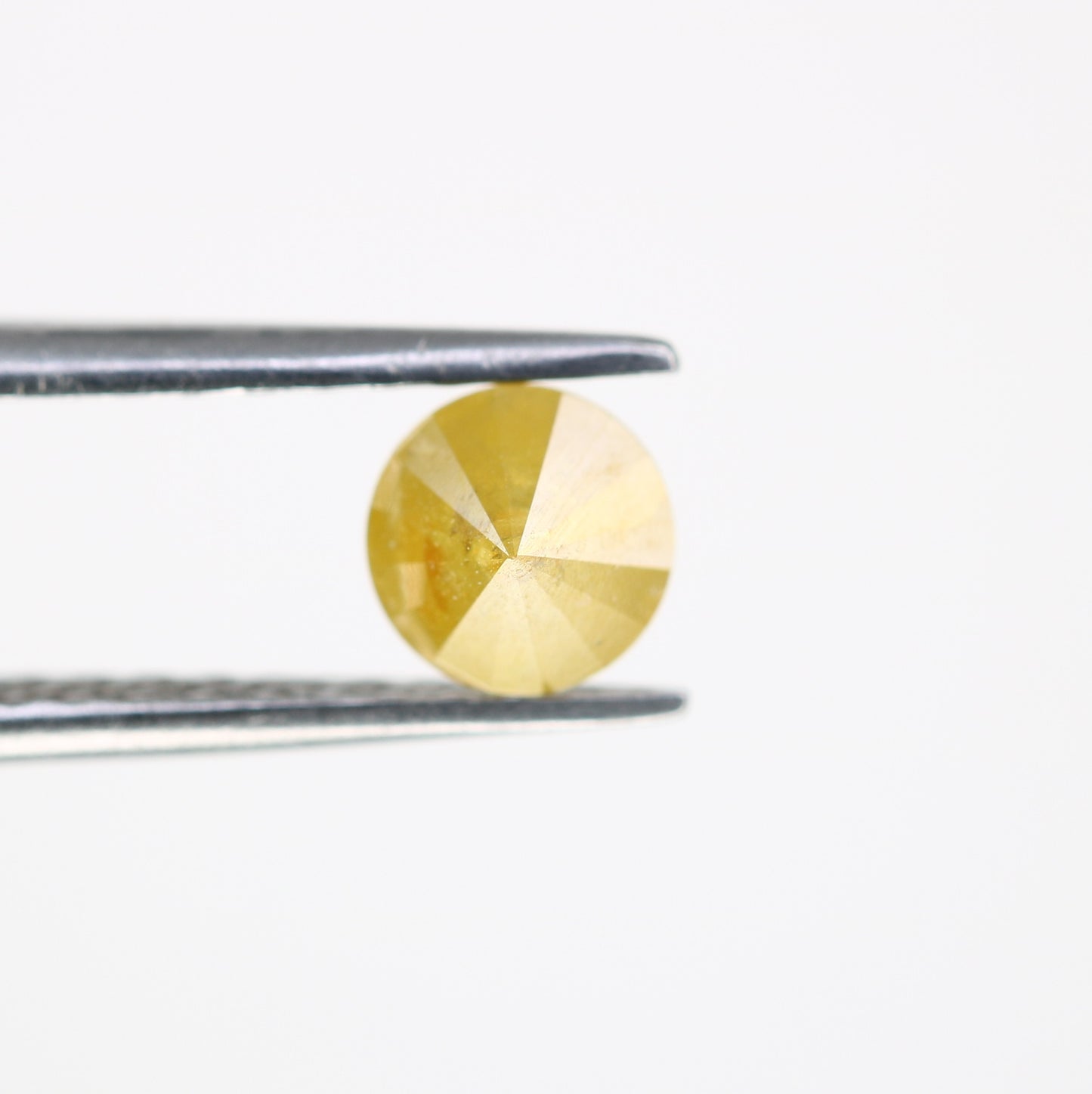 0.84 CT Round Brilliant Cut Yellow Diamond For Engagement Ring - JayKrishna Diamond