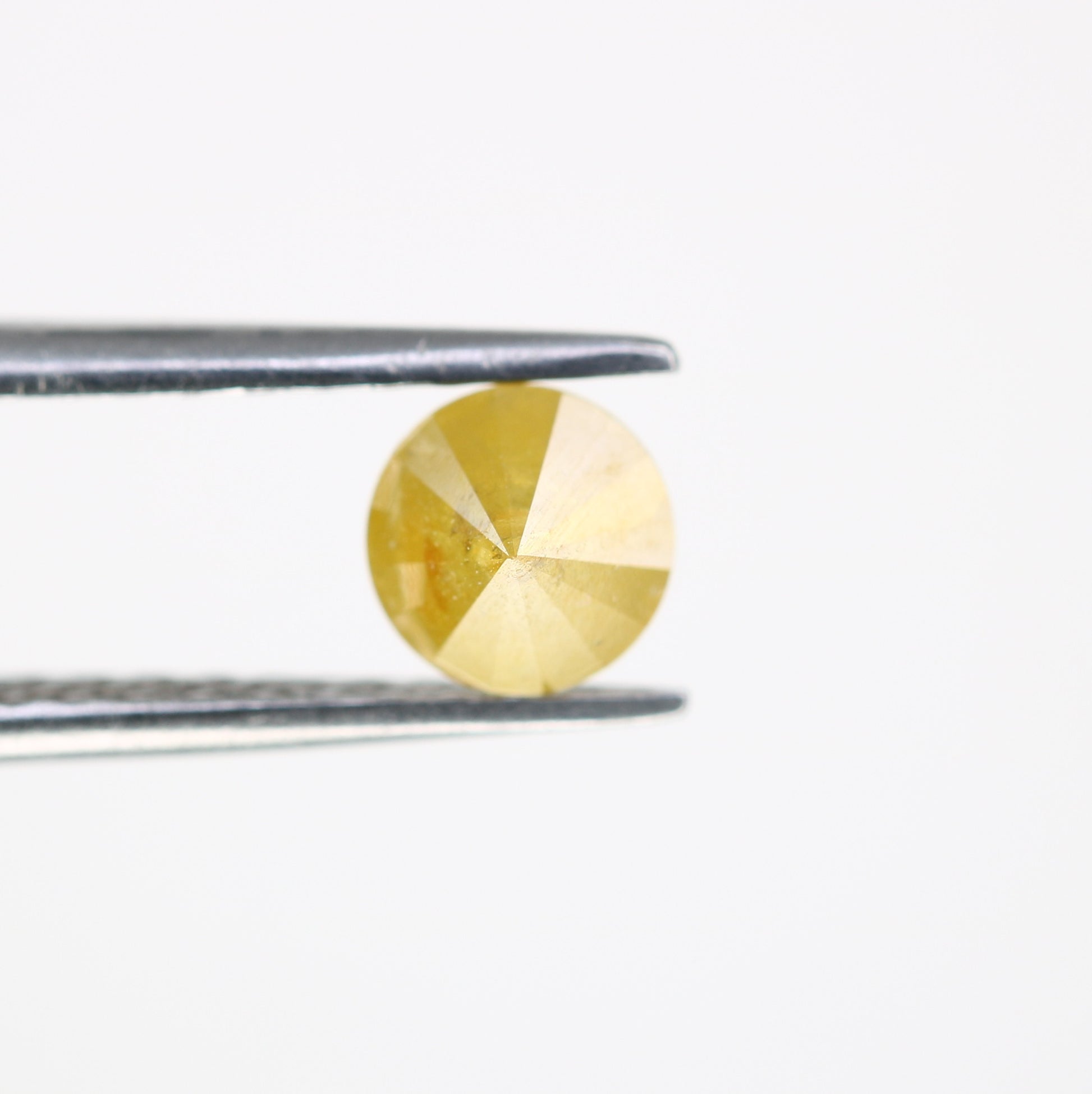 0.84 CT Round Brilliant Cut Yellow Diamond For Engagement Ring - JayKrishna Diamond