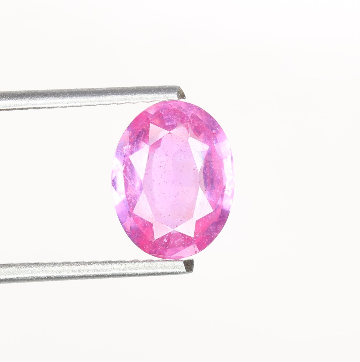 2.23 CT Natural Pink Ruby Sapphire Oval Shape Gemstone For Promise Ring - JayKrishna Diamond