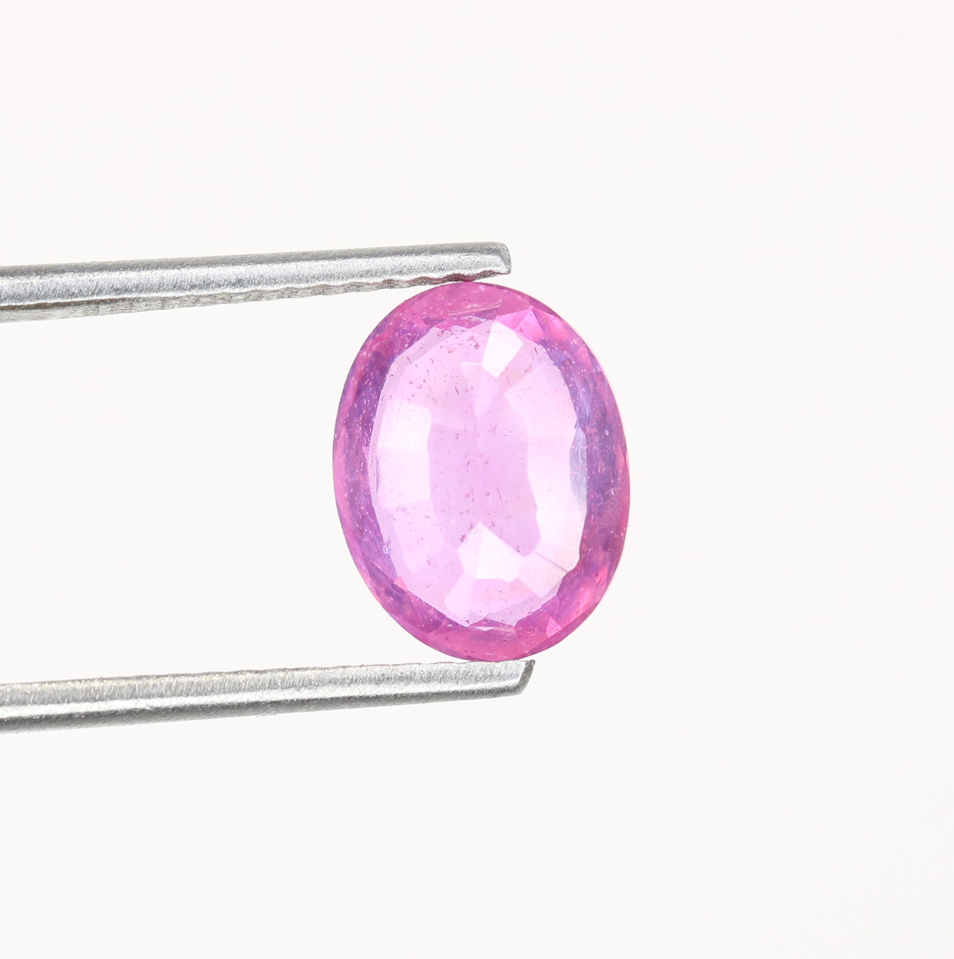 2.23 CT Natural Pink Ruby Sapphire Oval Shape Gemstone For Promise Ring - JayKrishna Diamond