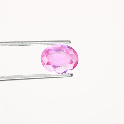 2.23 CT Natural Pink Ruby Sapphire Oval Shape Gemstone For Promise Ring - JayKrishna Diamond