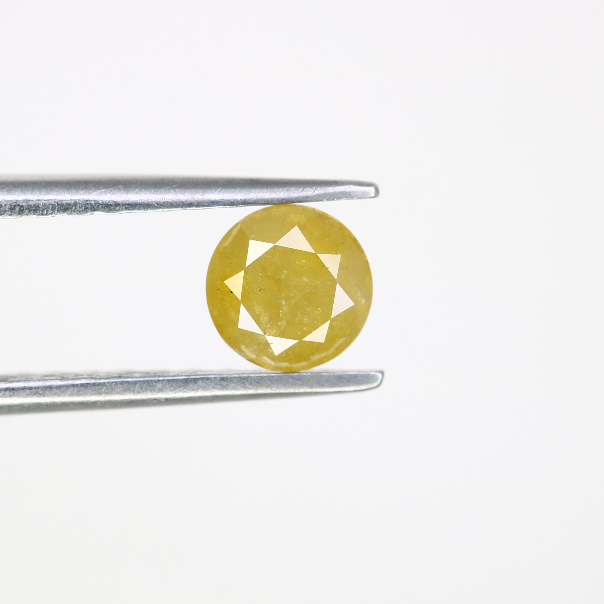 0.68 CT Loose Yellow Round Brilliant Cut Diamond For Engagement Ring - JayKrishna Diamond