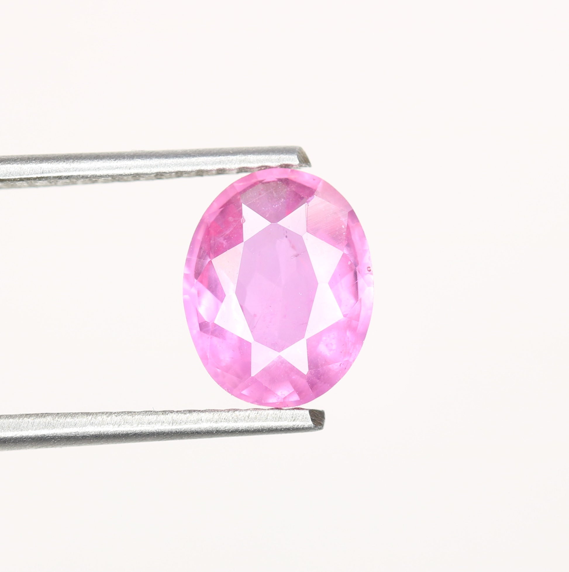 2.31 CT Fancy Ruby Sapphire Oval Cut Gemstone For Proposal Ring - JayKrishna Diamond