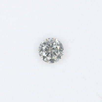Unique 0.36 CT Salt & Pepper Round Brilliant Cut Diamond | Perfect for Engagement Rings - JayKrishna Diamond