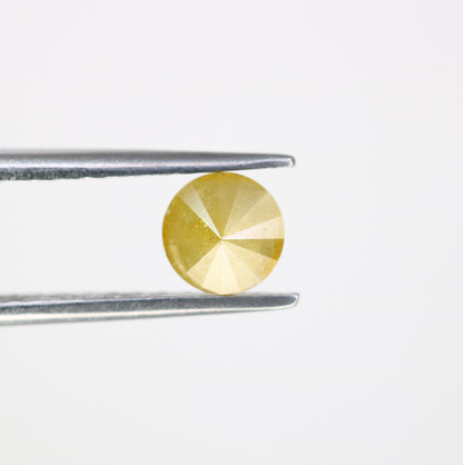 0.68 CT Loose Yellow Round Brilliant Cut Diamond For Engagement Ring - JayKrishna Diamond