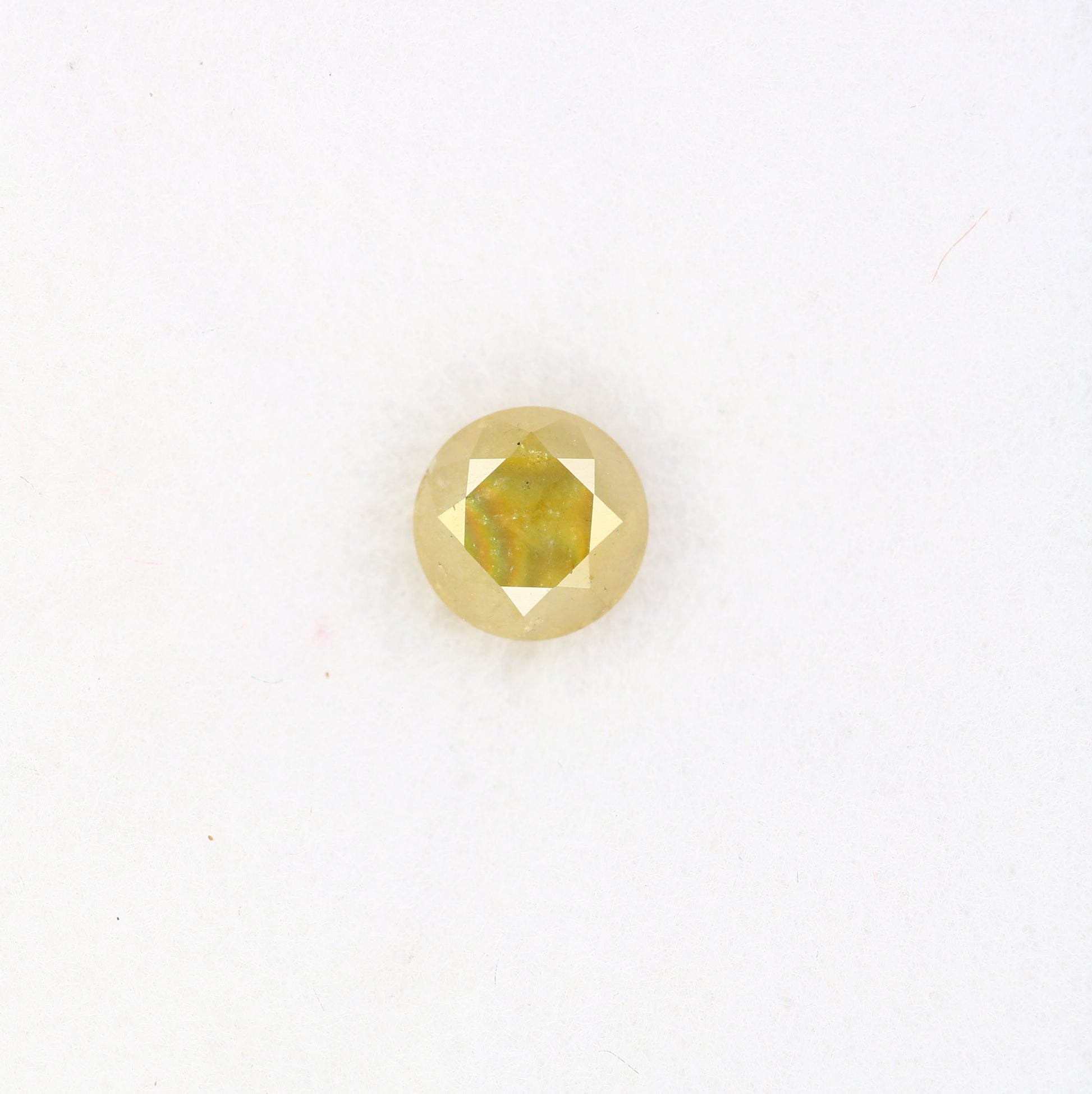 0.68 CT Loose Yellow Round Brilliant Cut Diamond For Engagement Ring - JayKrishna Diamond