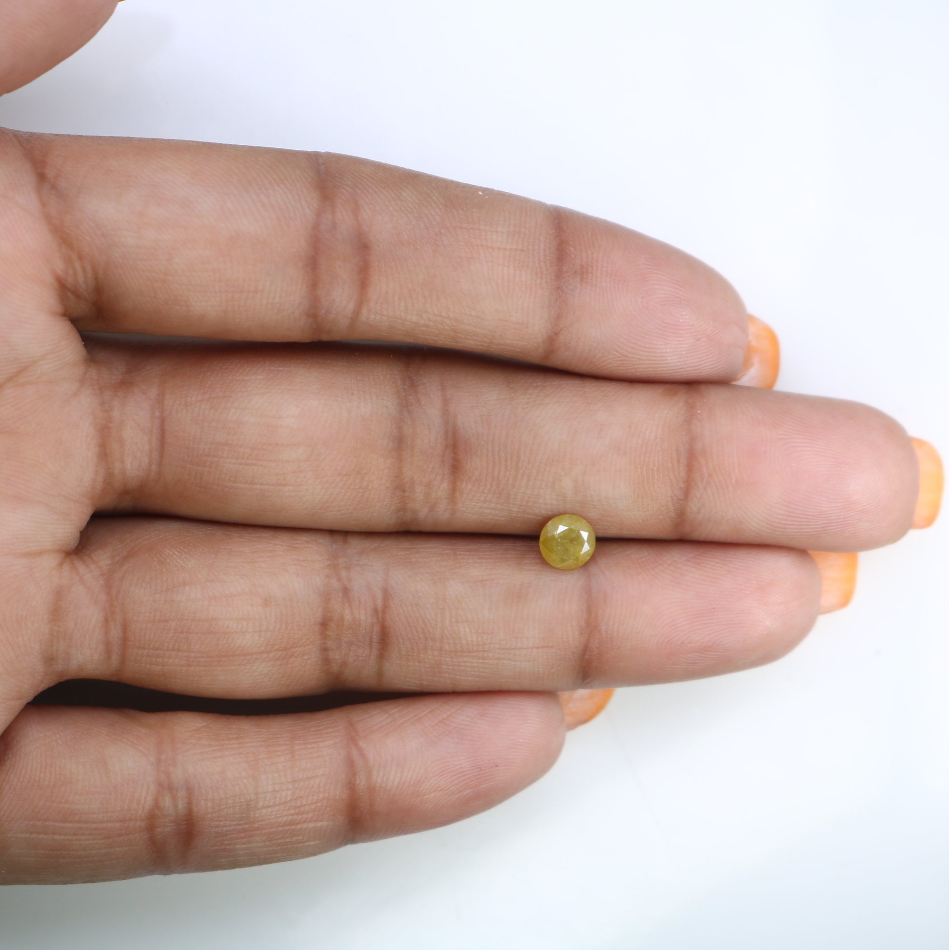 0.68 CT Loose Yellow Round Brilliant Cut Diamond For Engagement Ring - JayKrishna Diamond