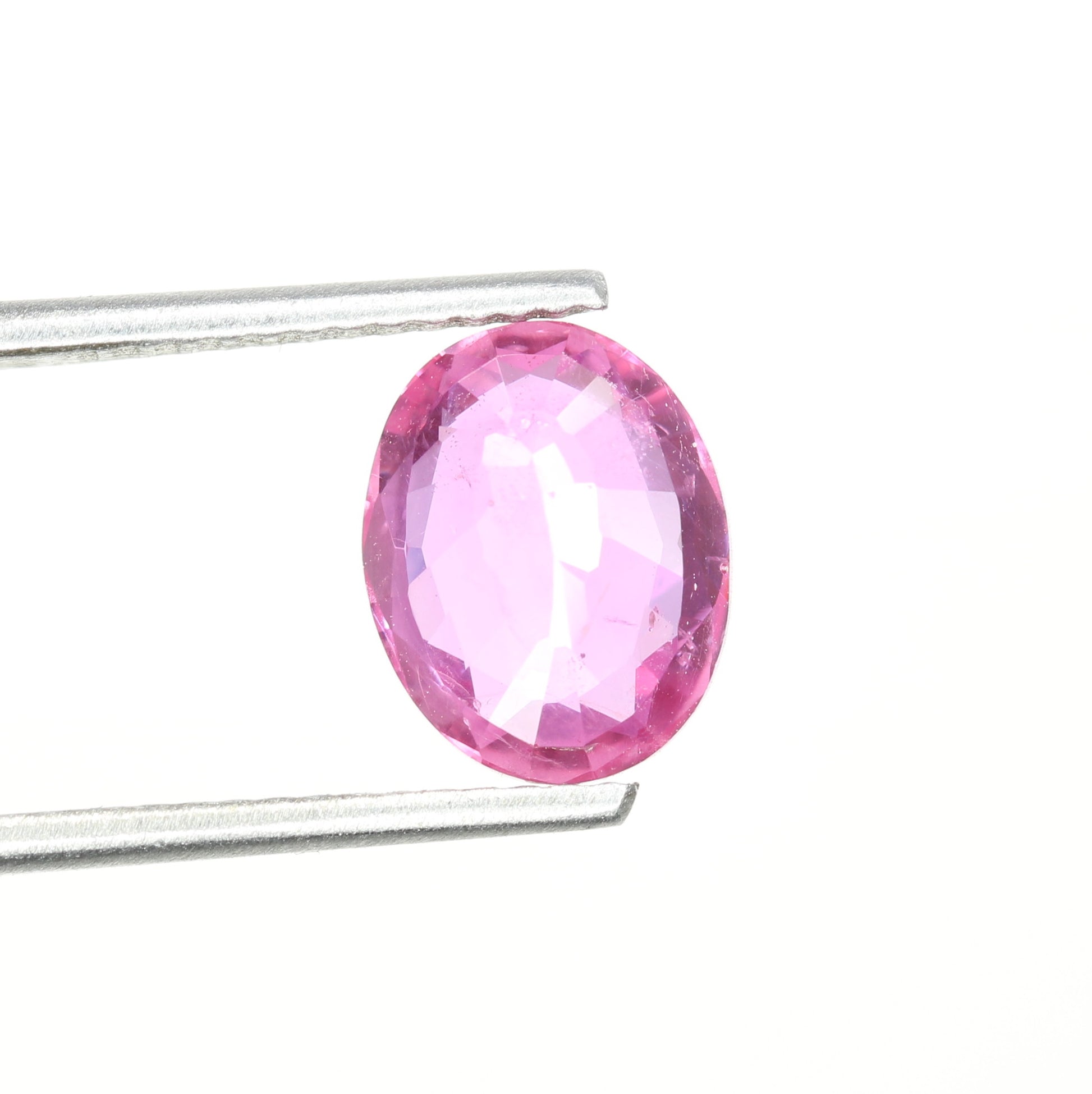 2.31 CT Fancy Pink Ruby Sapphire Oval Cut Gemstone For Designer Jewelry - JayKrishna Diamond