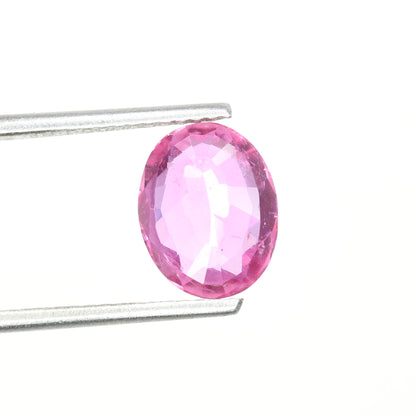 2.31 CT Fancy Pink Ruby Sapphire Oval Cut Gemstone For Designer Jewelry - JayKrishna Diamond