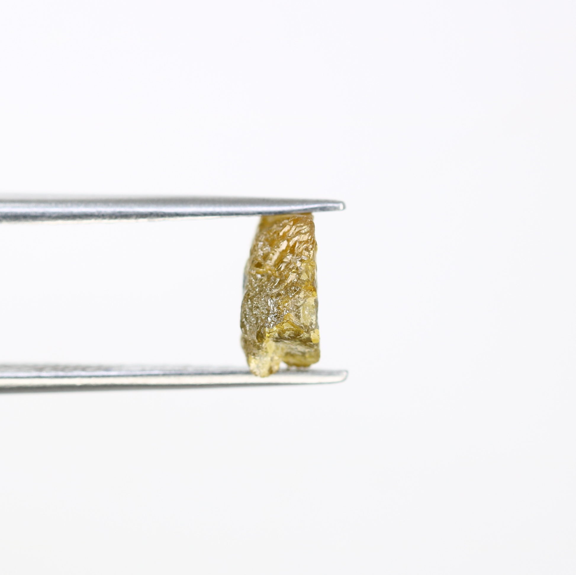 1.95 CT Raw Greenish Rough Uncut Irregular Shape Diamond For Wedding Ring - JayKrishna Diamond