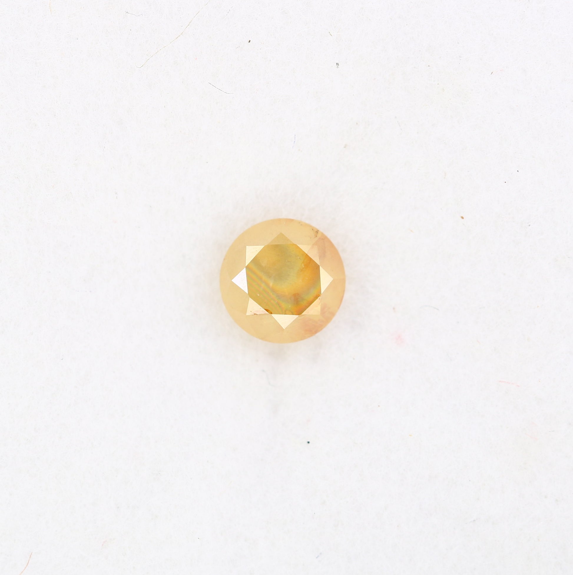 0.50 CT Light Yellow Loose Round Brilliant Cut Diamond For Engagement Ring - JayKrishna Diamond