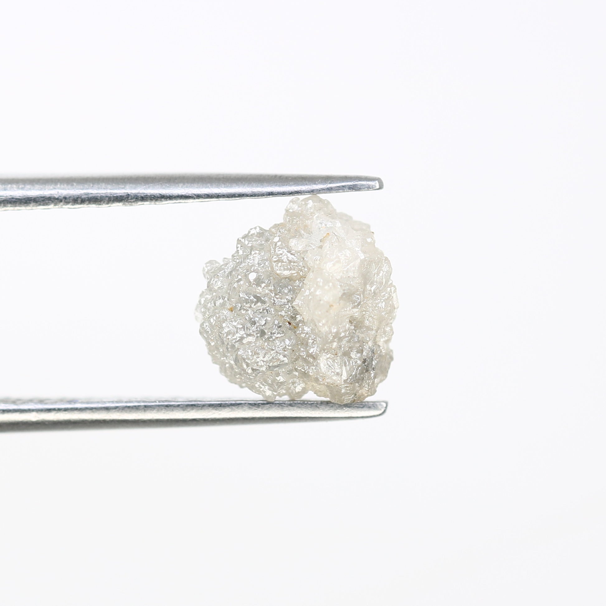 1.86 CT Raw Uncut Grey Rough Irregular Shape Diamond For Engagement Ring - JayKrishna Diamond