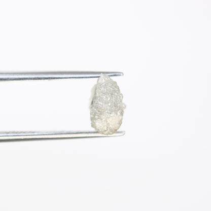 1.86 CT Raw Uncut Grey Rough Irregular Shape Diamond For Engagement Ring - JayKrishna Diamond