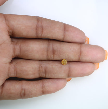 0.50 CT Light Yellow Loose Round Brilliant Cut Diamond For Engagement Ring - JayKrishna Diamond