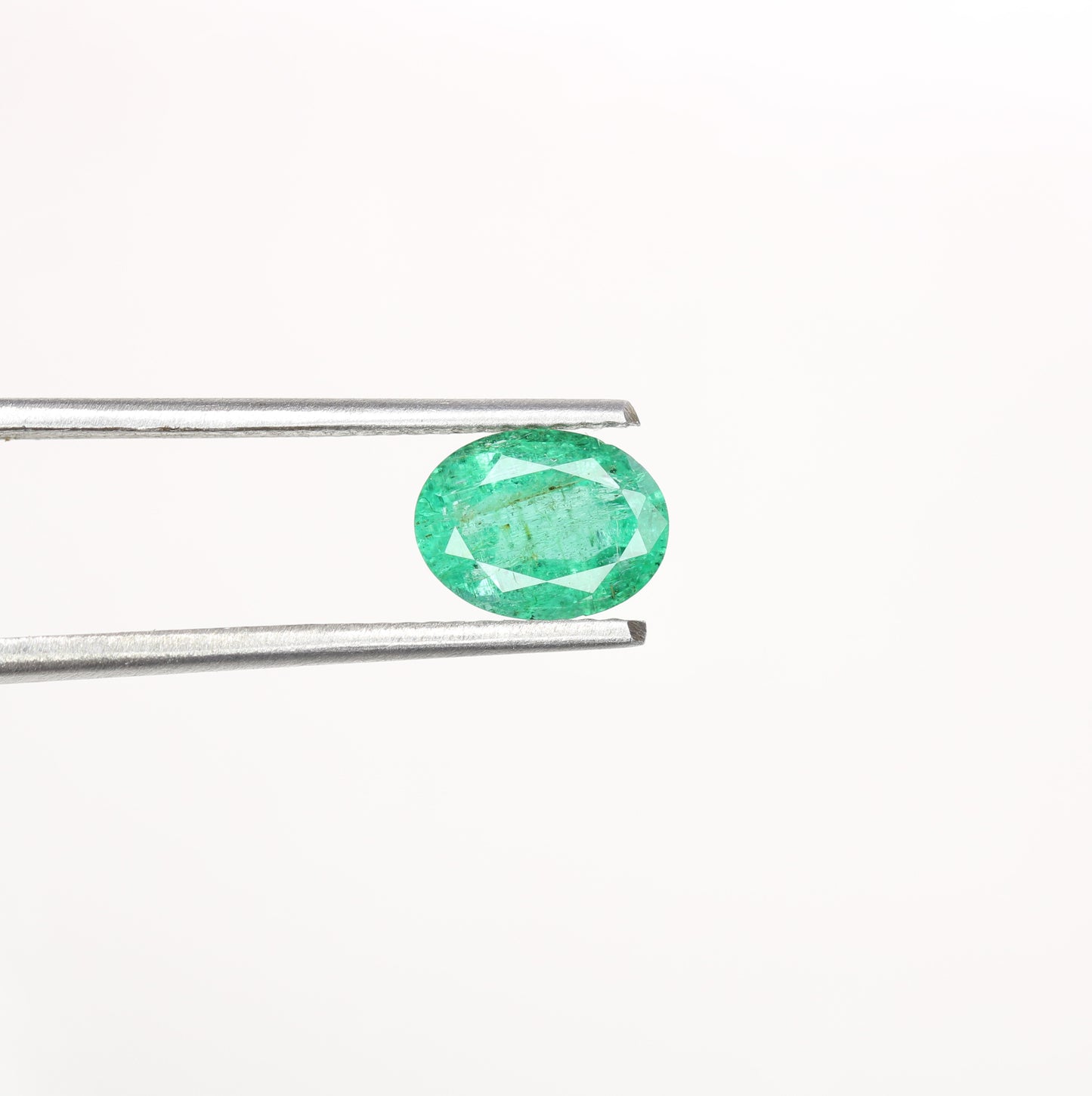 1.19 CT Oval Cut Beautiful Green Emerald Sapphire Gemstone For Wedding Ring - JayKrishna Diamond
