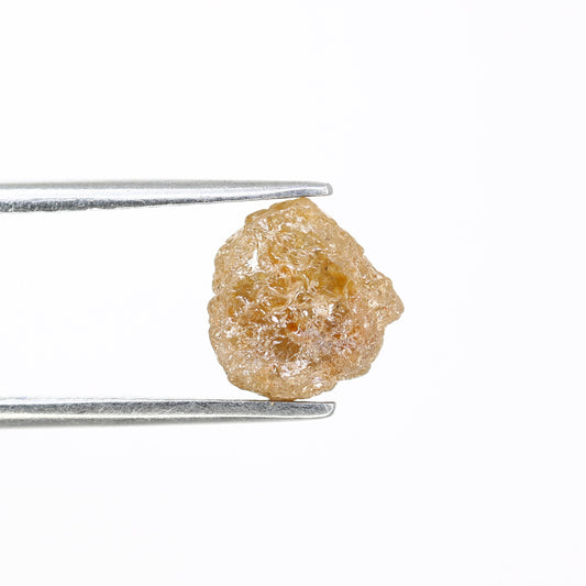 2.38 CT Raw Rough Yellow Irregular Shape Diamond For Statement Ring - JayKrishna Diamond