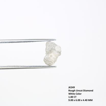 1.80 CT Rough White Color Natural Raw Uncut Irregular Shape Diamond For Wedding Ring - JayKrishna Diamond