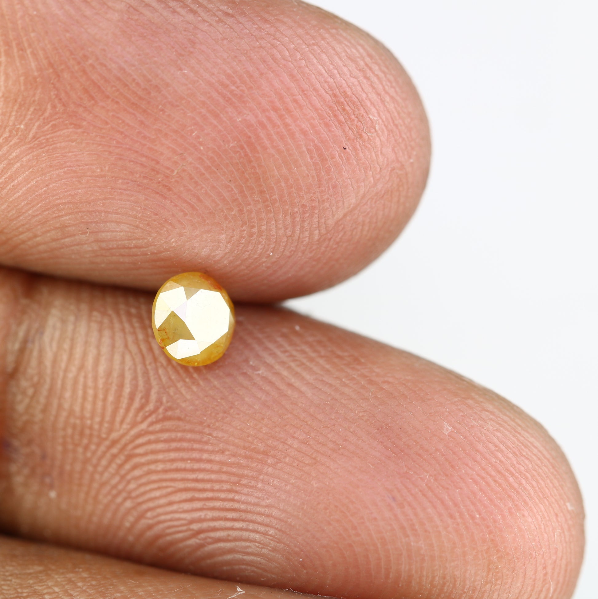 0.55 CT Brilliant Cut Round Yellow Natural Diamond For Engagement Ring - JayKrishna Diamond