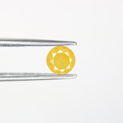 0.46 CT Yellow Loose Brilliant Cut Round Diamond For Engagement Ring - JayKrishna Diamond