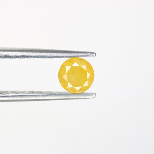 0.46 CT Yellow Loose Brilliant Cut Round Diamond For Engagement Ring - JayKrishna Diamond