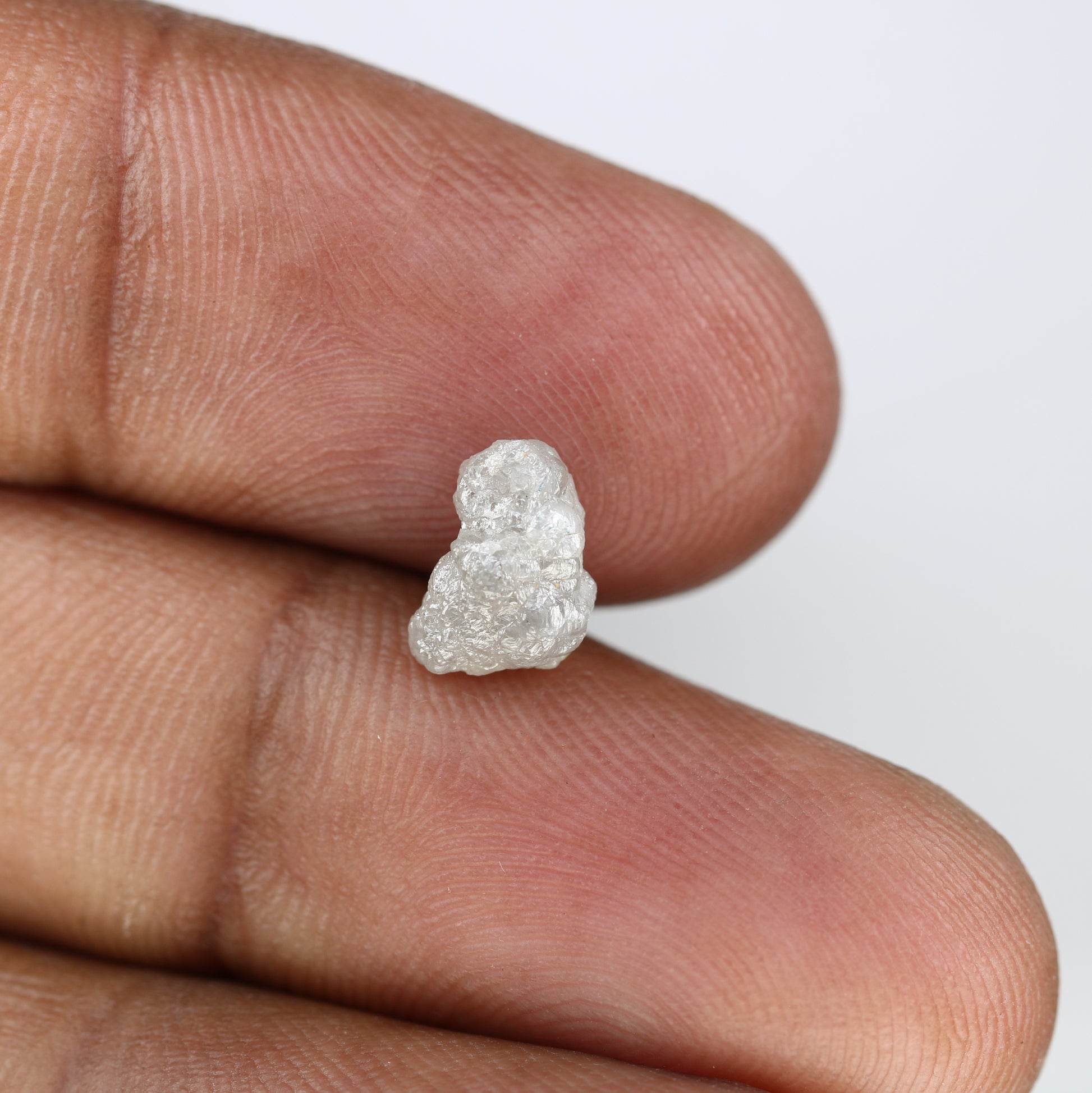 1.80 CT Rough White Color Natural Raw Uncut Irregular Shape Diamond For Wedding Ring - JayKrishna Diamond