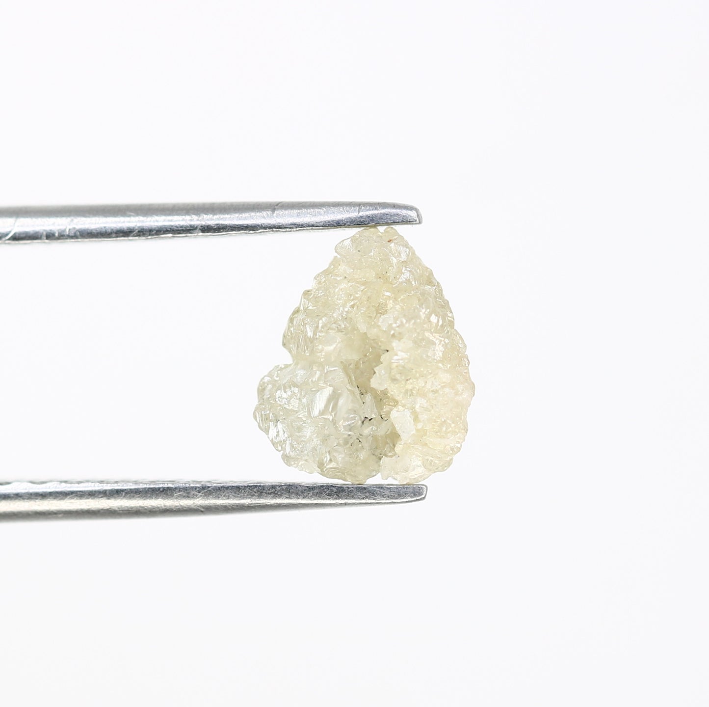 1.38 CT Rough Grey Raw Uncut Irregular Shape Diamond For Engagement Ring - JayKrishna Diamond