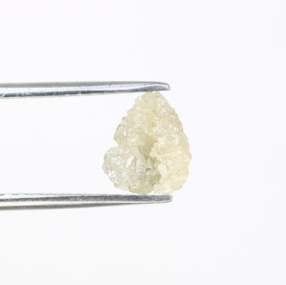 1.38 CT Rough Grey Raw Uncut Irregular Shape Diamond For Engagement Ring - JayKrishna Diamond
