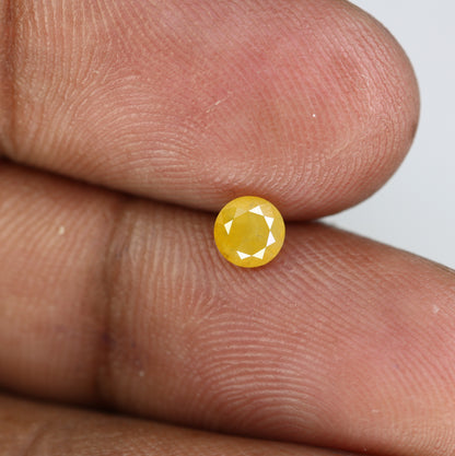 0.46 CT Yellow Loose Brilliant Cut Round Diamond For Engagement Ring - JayKrishna Diamond