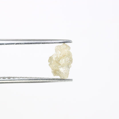 1.38 CT Rough Grey Raw Uncut Irregular Shape Diamond For Engagement Ring - JayKrishna Diamond