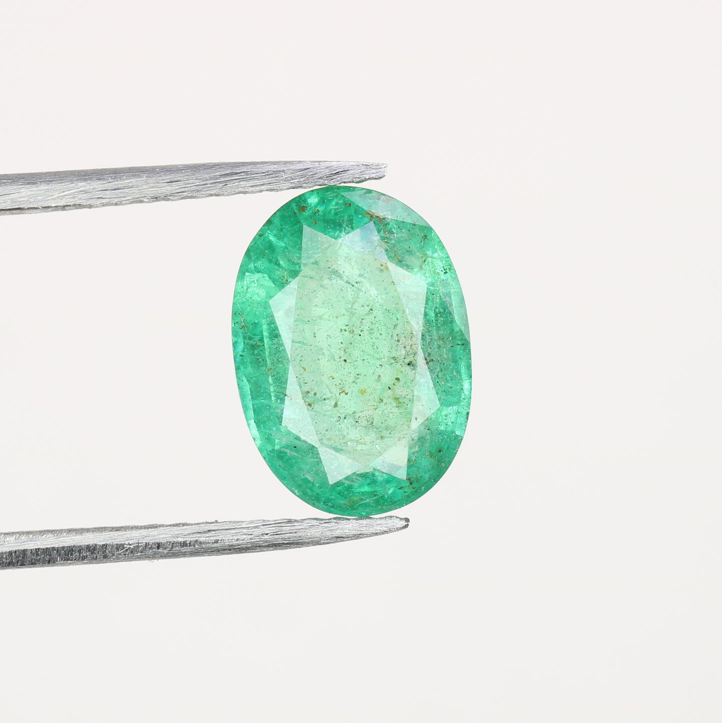 1.98 CT Oval Cut Loose Green Emerald Sapphire Gemstone For Proposal Ring - JayKrishna Diamond